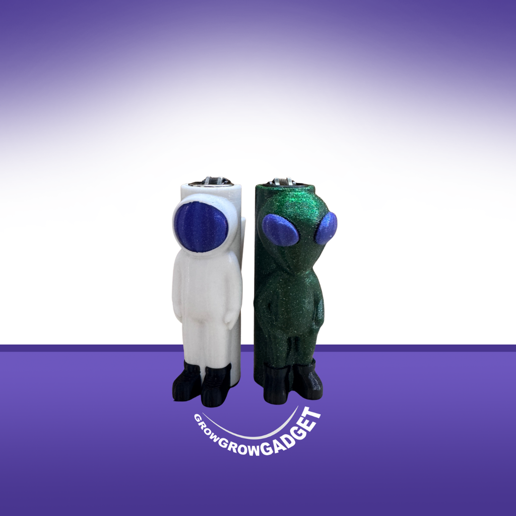 Feuerzeughülle Alien & Astronaut, passend für Clipper Feuerzeuge