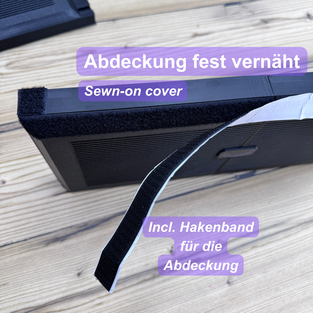 Lichtfalle mit Aktivkohle Filtervlies und Klettband