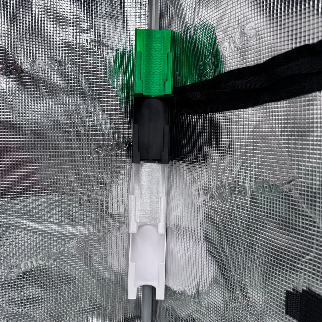 Steckdosen Halter für Growzelt Stangen