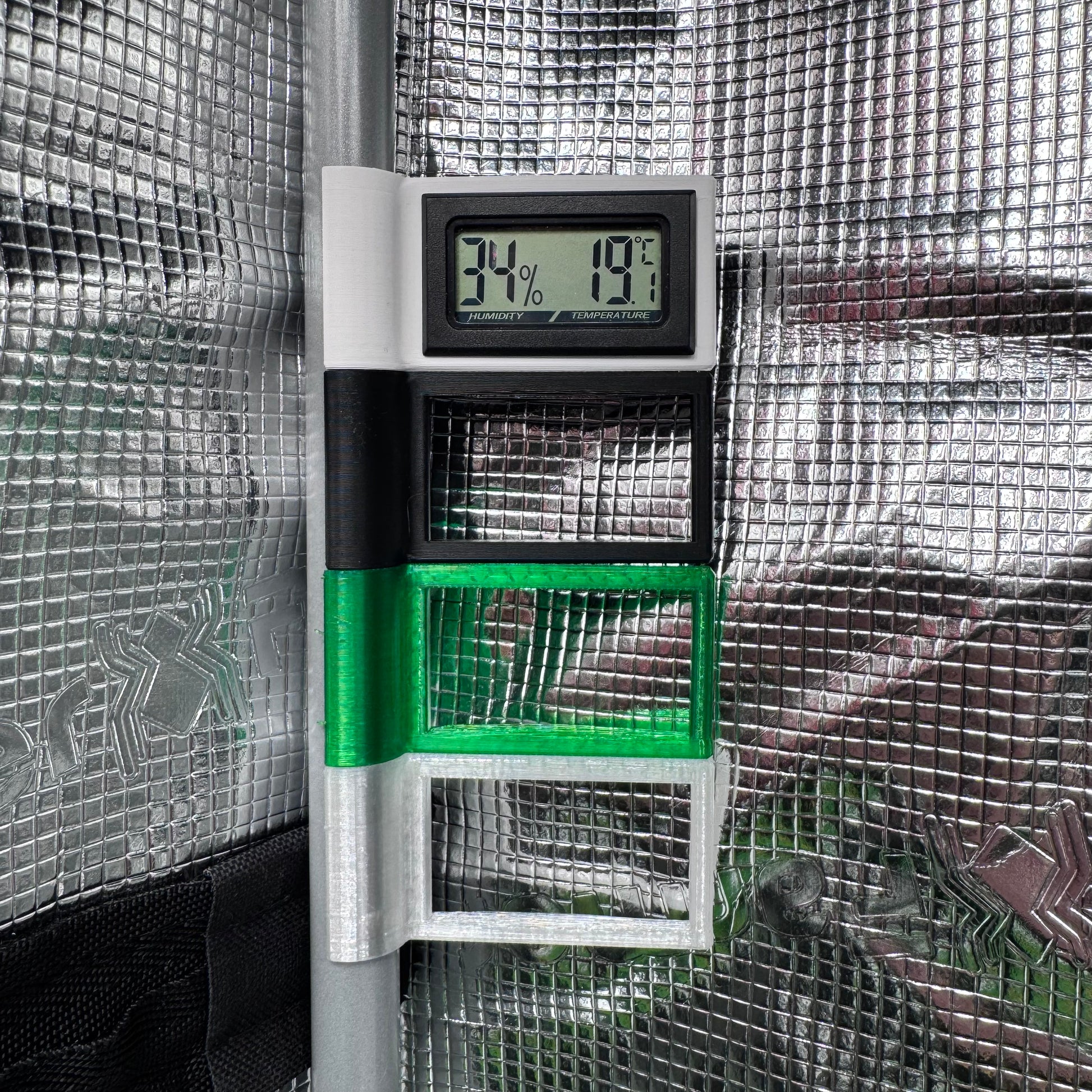 Hygrometerhalterung für Stange