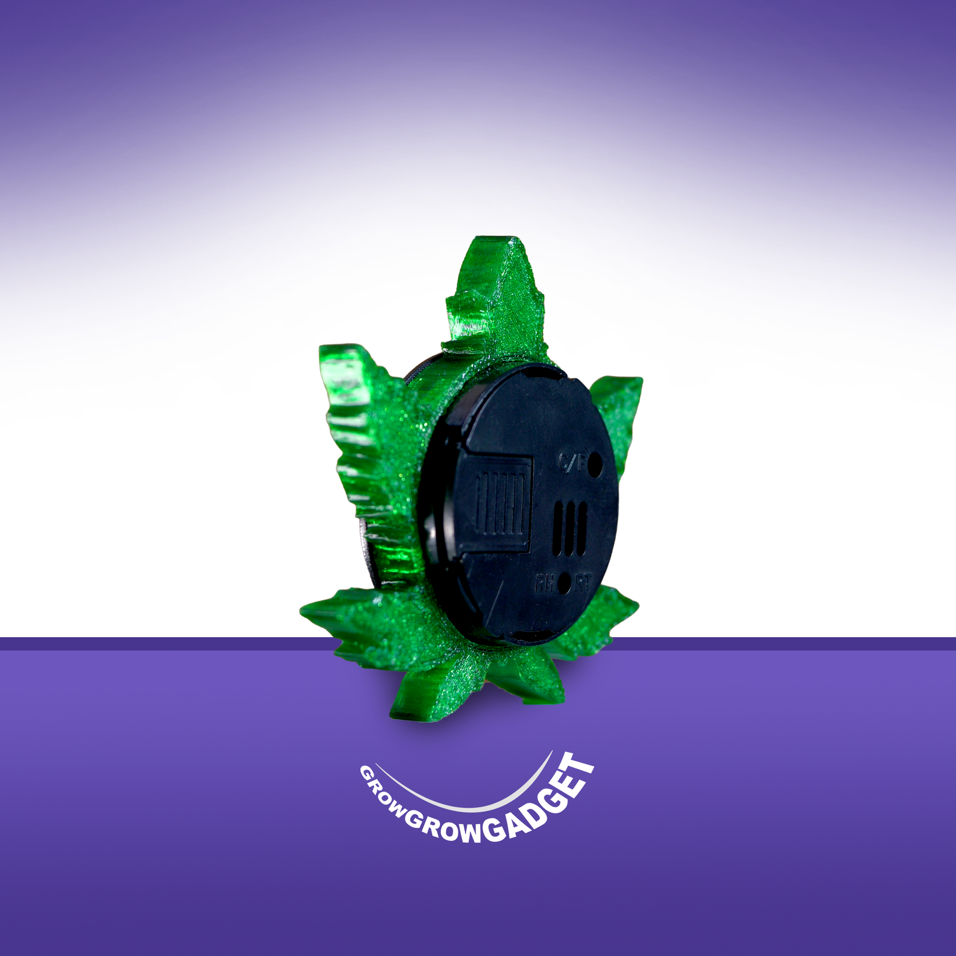 Thermo-/Hygrometer-Halterung für Einmachglas (inkl. Hygrometer, Ø 7 cm Deckel-Innenseite)